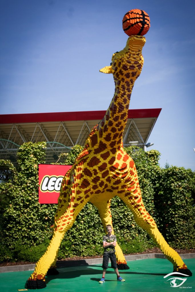 Legoland Gunzburg, żyrafa z klocków