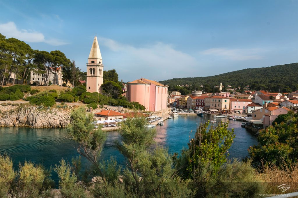 Veli Losinj widok na miasto